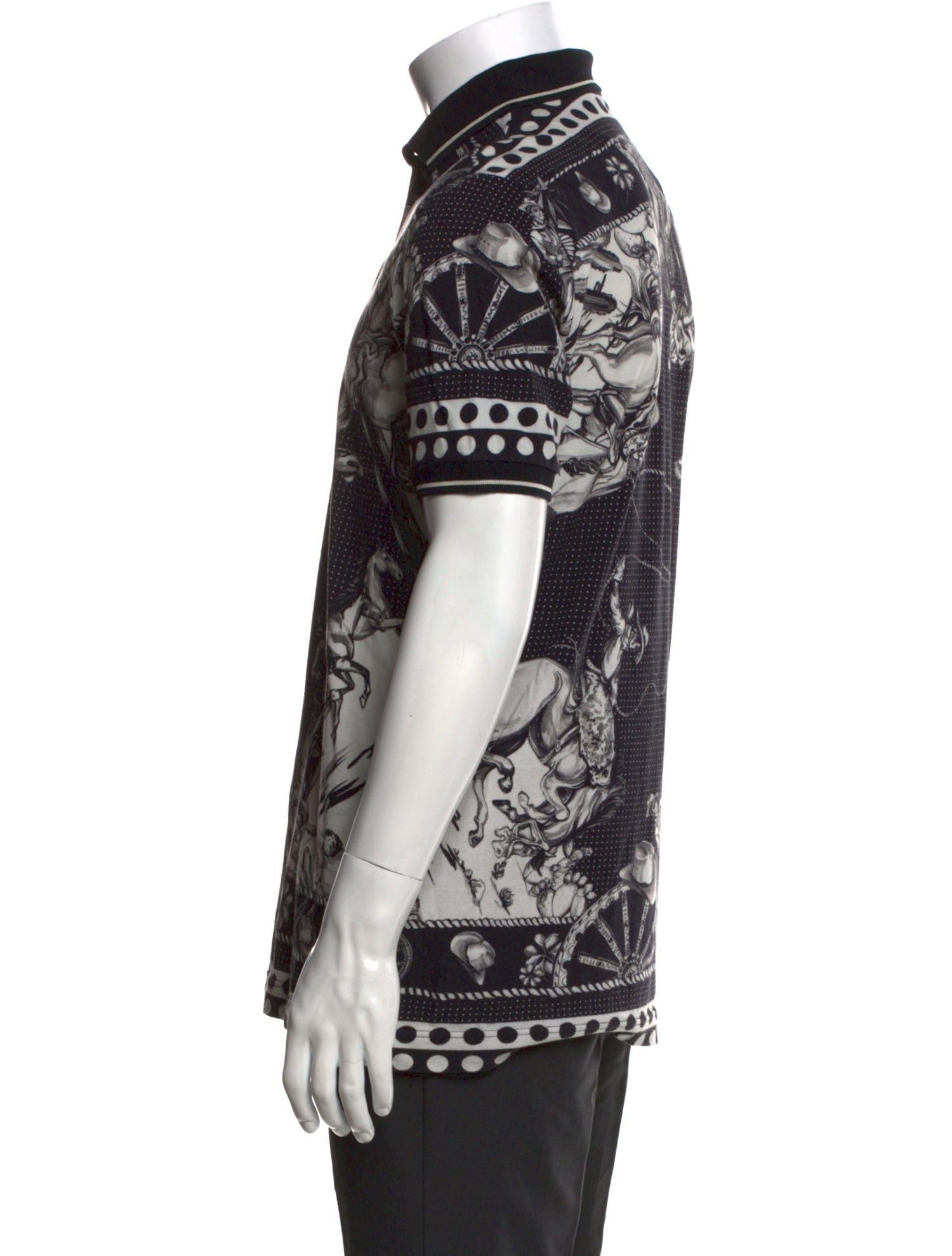 Dolce & Gabbana Printed Short Sleeve Shirt