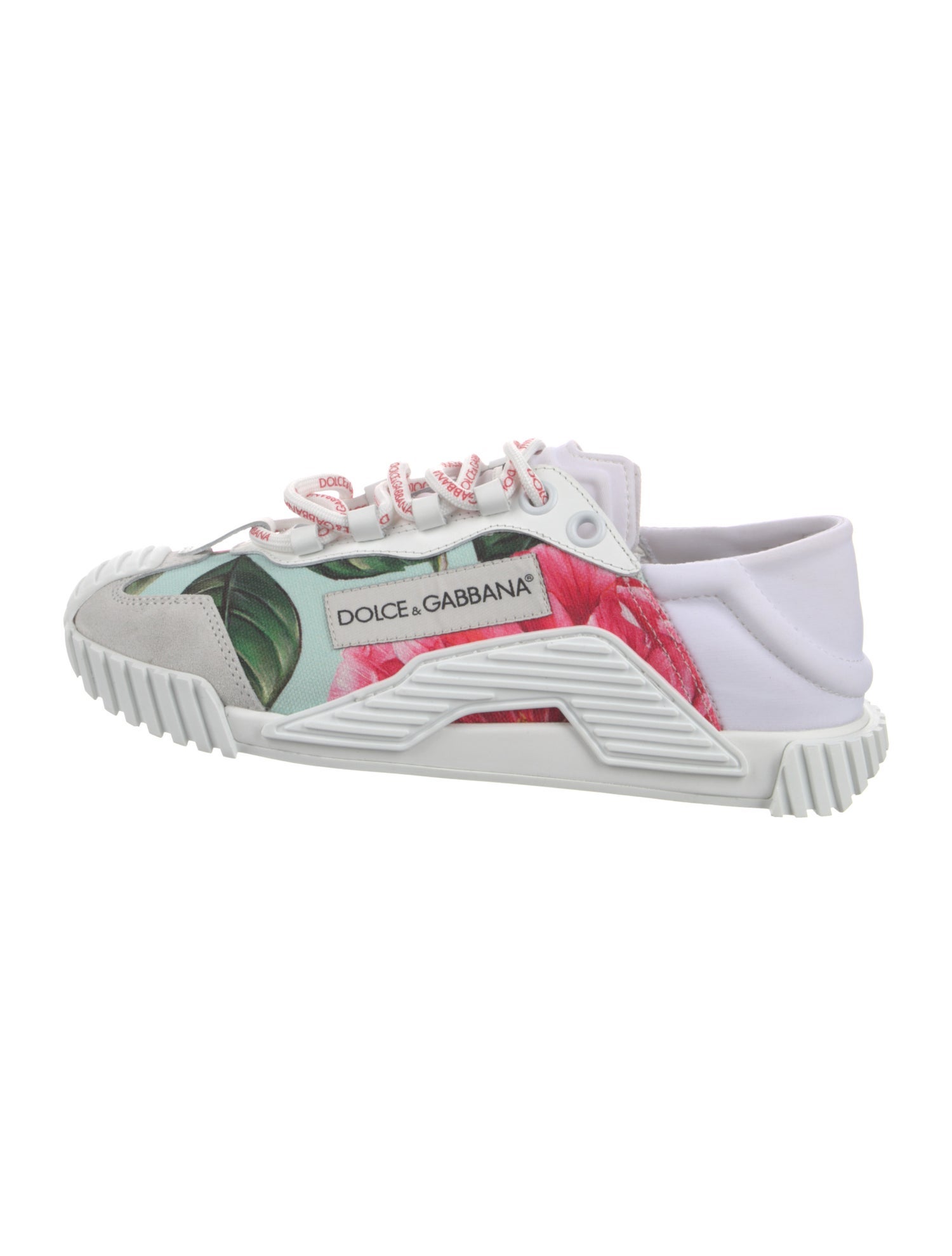 Dolce & Gabbana Leather Printed Sneakers w/ Tags