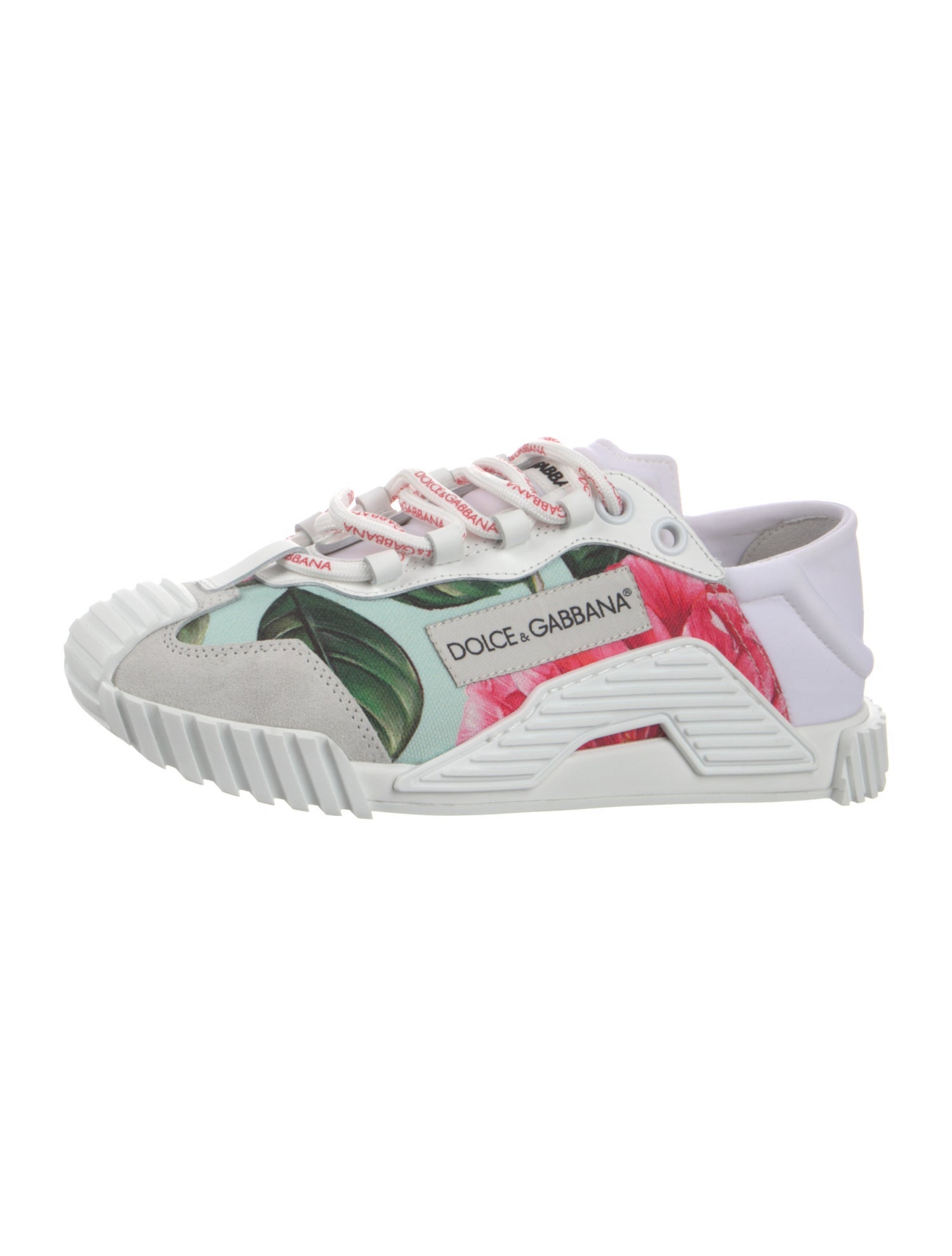 Dolce & Gabbana Leather Printed Sneakers w/ Tags