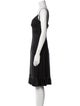 Dolce & Gabbana V-Neck Knee-Length Dress