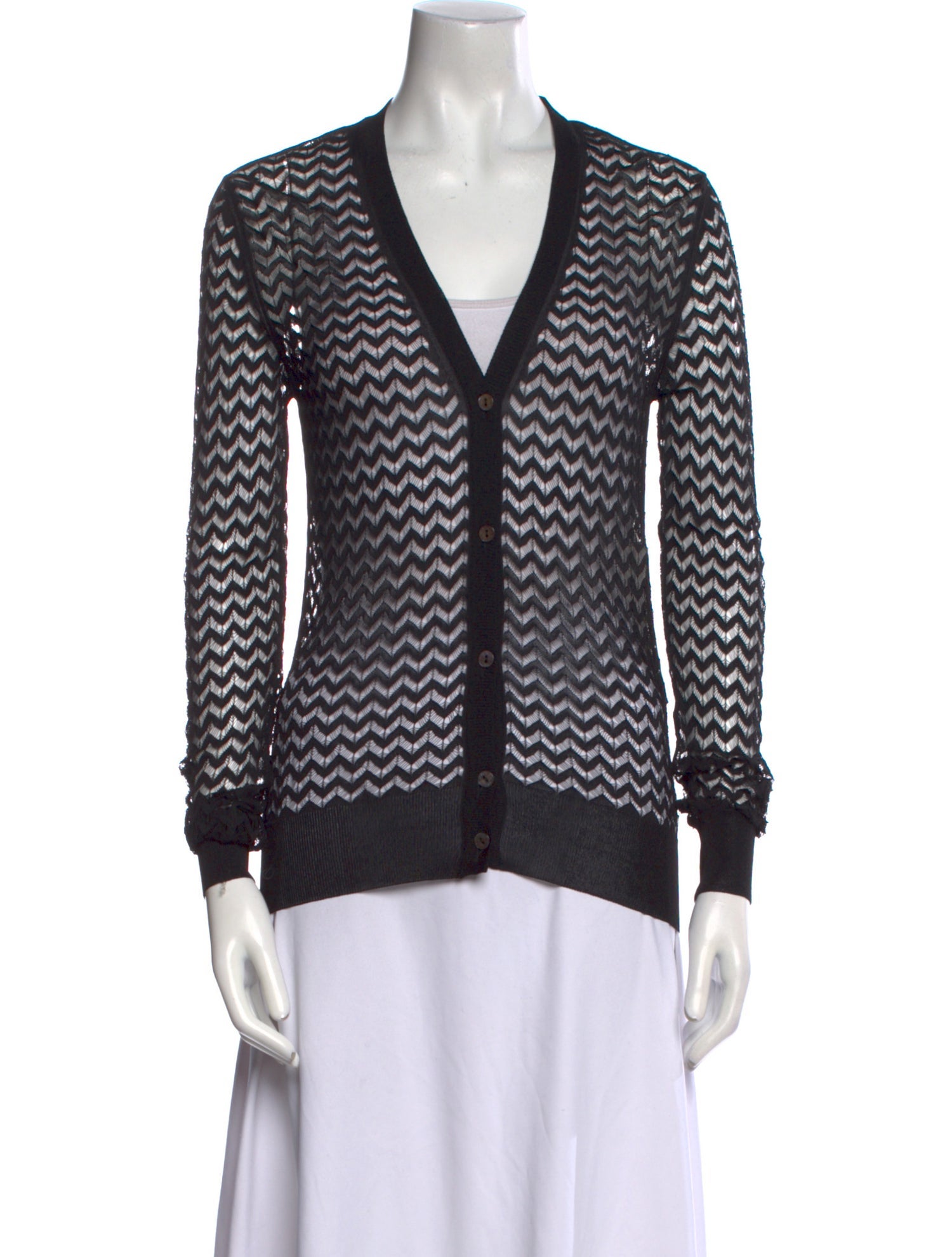 Dolce & Gabbana Striped V-Neck Sweater