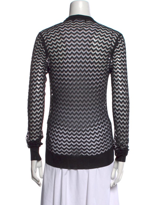 Dolce & Gabbana Striped V-Neck Sweater