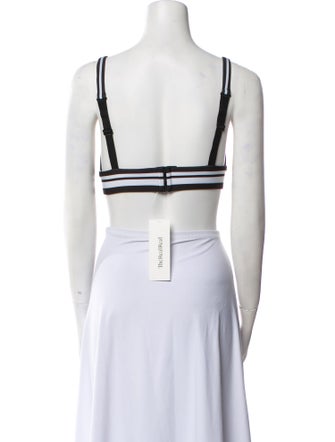 Dolce & Gabbana Printed V-Neck Crop Top