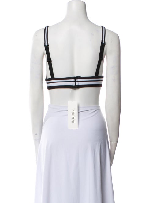 Dolce & Gabbana Printed V-Neck Crop Top