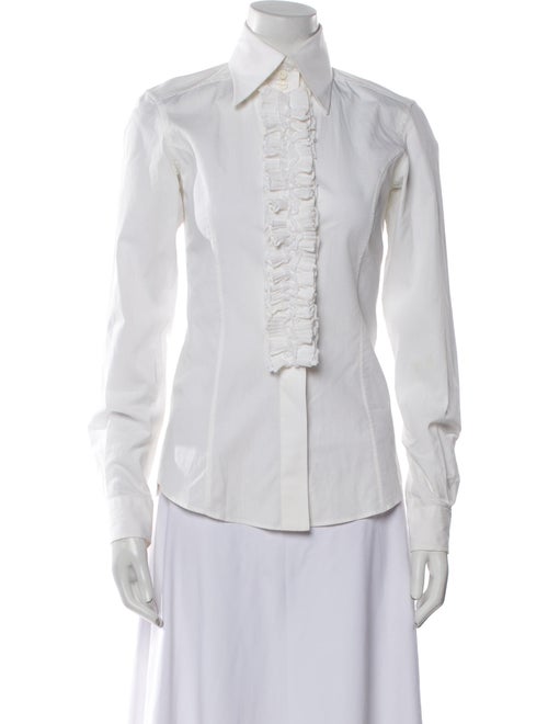 Dolce & Gabbana Long Sleeve Button-Up Top