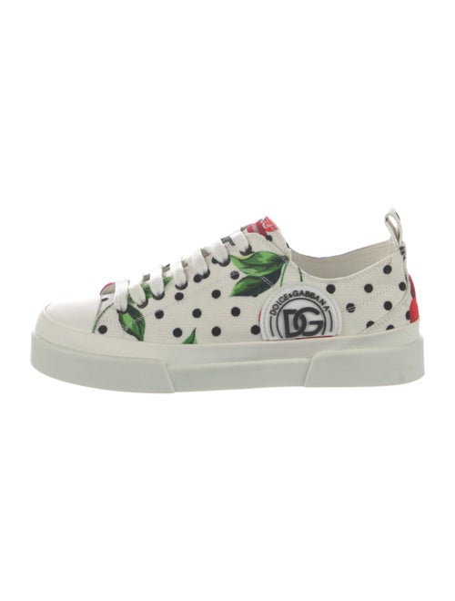 Dolce & Gabbana Canvas Printed Sneakers