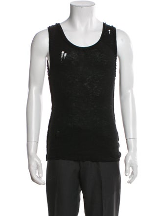 Dolce & Gabbana Scoop Neck Sleeveless T-Shirt