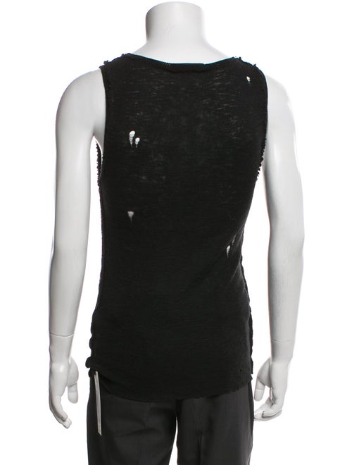 Dolce & Gabbana Scoop Neck Sleeveless T-Shirt