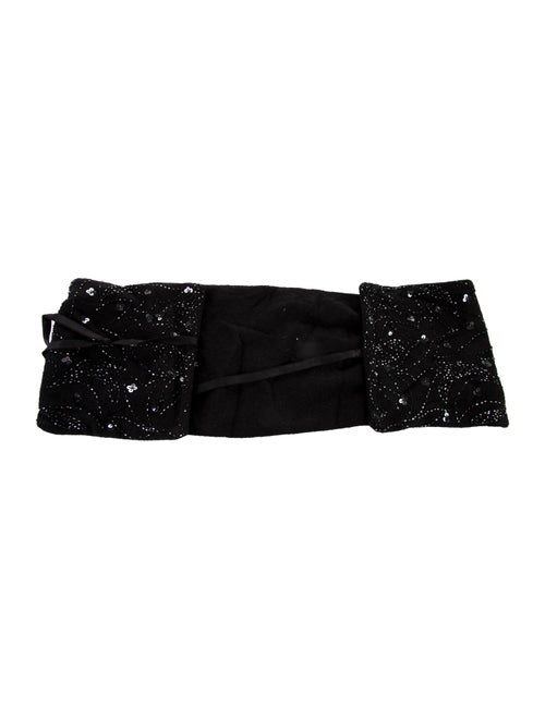 Dolce & Gabbana Wide Wool Waist Belt