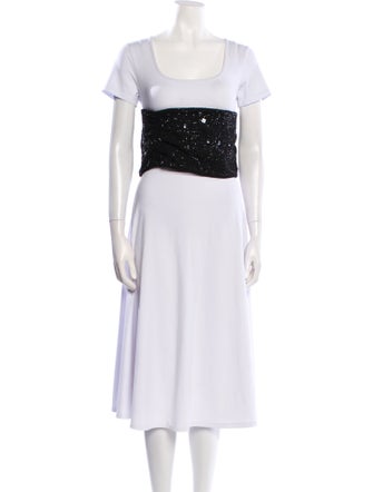 Dolce & Gabbana Wide Wool Waist Belt