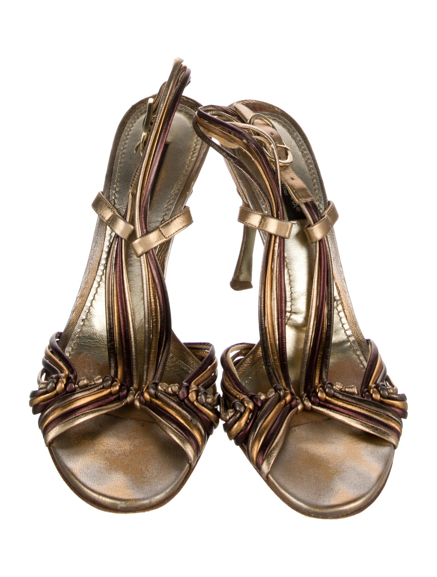 Dolce & Gabbana Leather Slingback Sandals