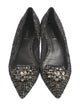 Dolce & Gabbana Tweed Houndstooth Print Flats