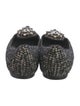 Dolce & Gabbana Tweed Houndstooth Print Flats