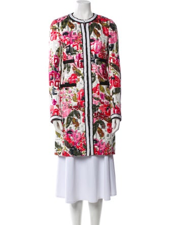 Dolce & Gabbana Floral Print Coat
