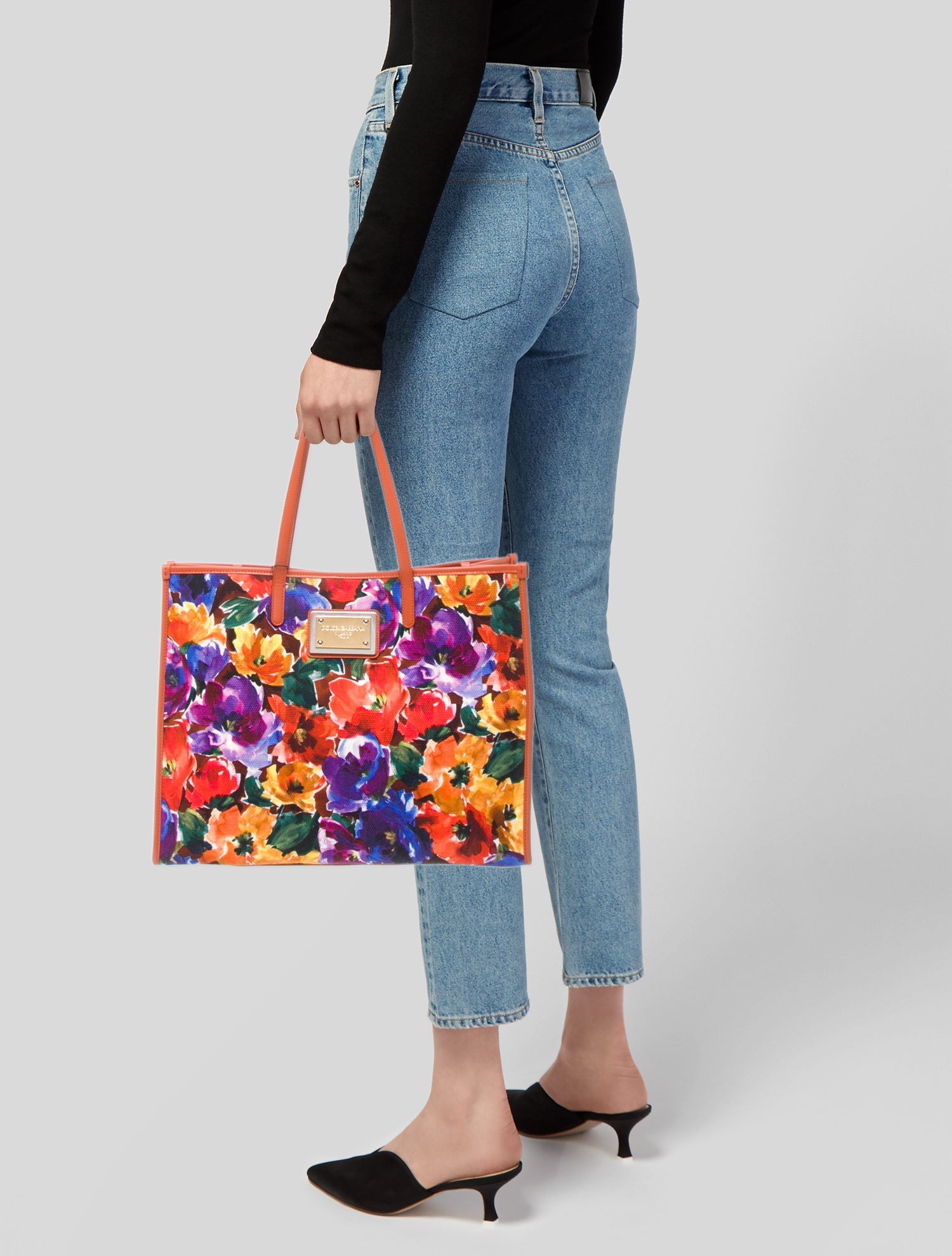 Dolce & Gabbana Canvas Tote w/ Tags