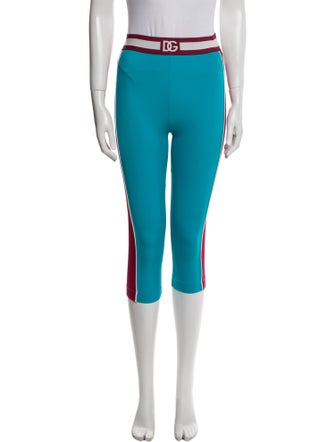 Dolce & Gabbana Colorblock Pattern Straight Leg Pants