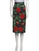 Dolce & Gabbana Floral Print Knee-Length Skirt