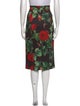 Dolce & Gabbana Floral Print Knee-Length Skirt