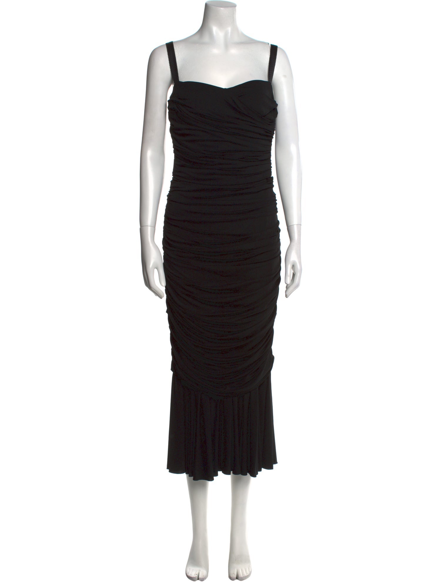 Dolce & Gabbana Square Neckline Long Dress w/ Tags