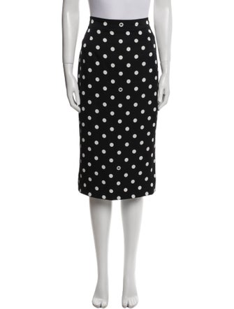 Dolce & Gabbana Silk Knee-Length Skirt