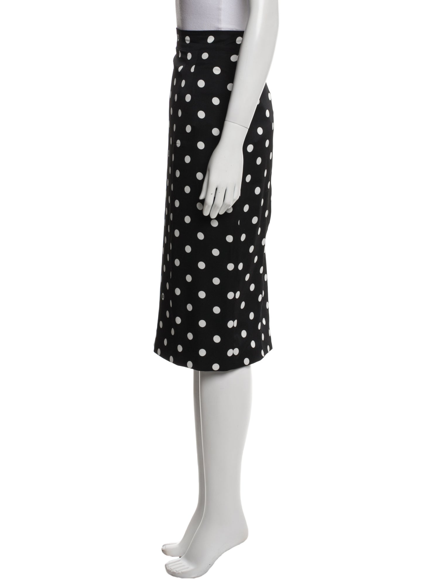 Dolce & Gabbana Silk Knee-Length Skirt