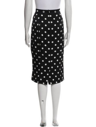 Dolce & Gabbana Silk Knee-Length Skirt