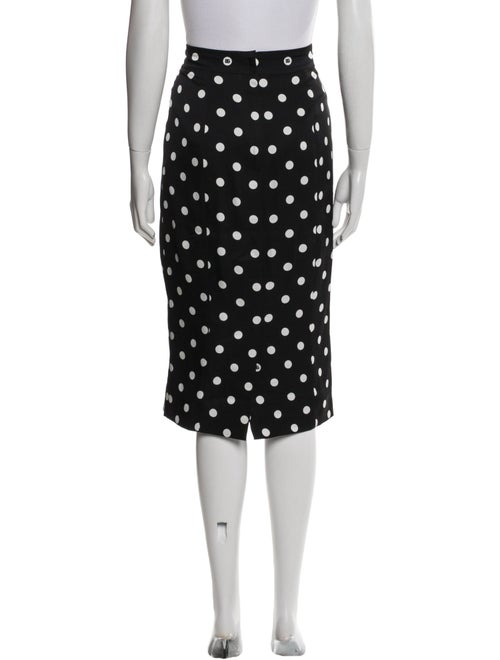 Dolce & Gabbana Silk Knee-Length Skirt