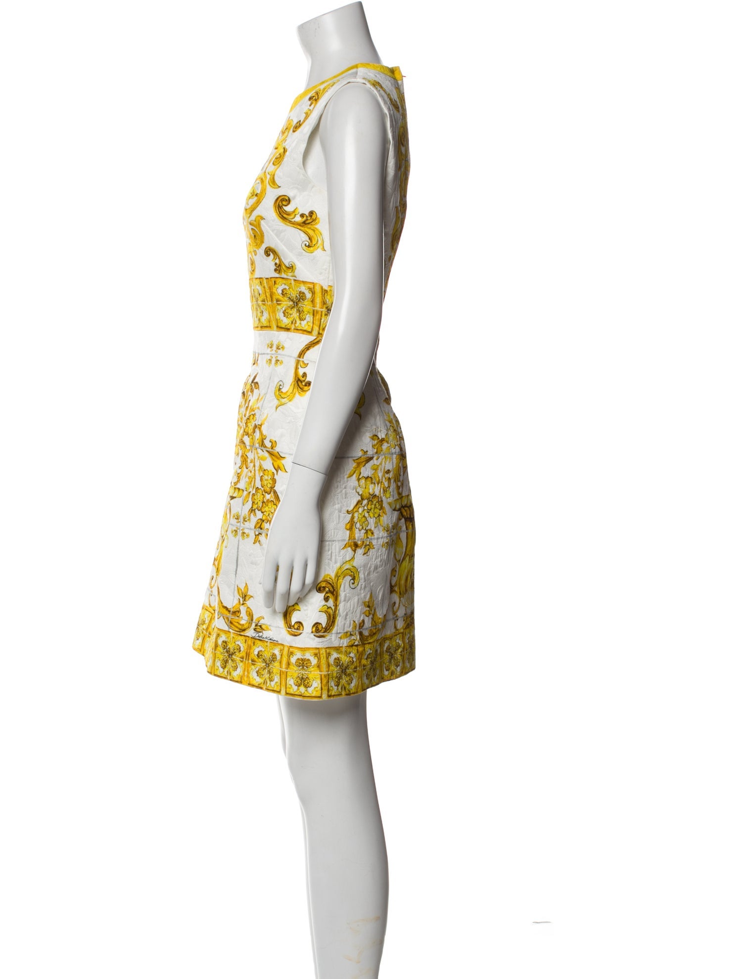 Dolce & Gabbana Floral Print Mini Dress