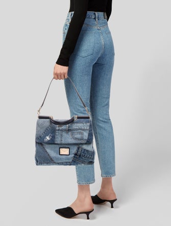 Dolce & Gabbana Denim Top Handle Bag