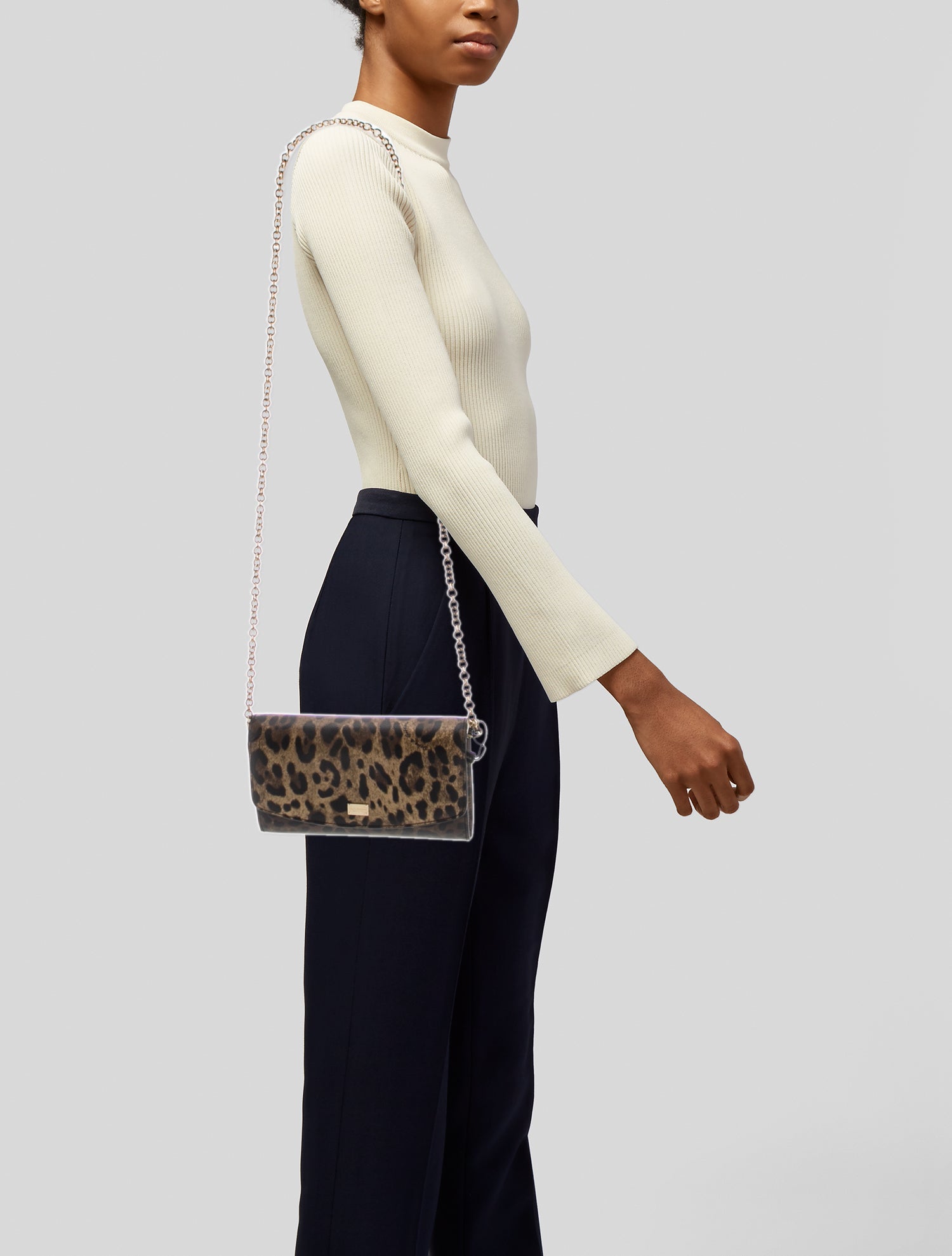 Dolce & Gabbana Leather Crossbody Bag w/ Tags