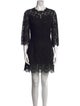 Dolce & Gabbana Lace Pattern Mini Dress