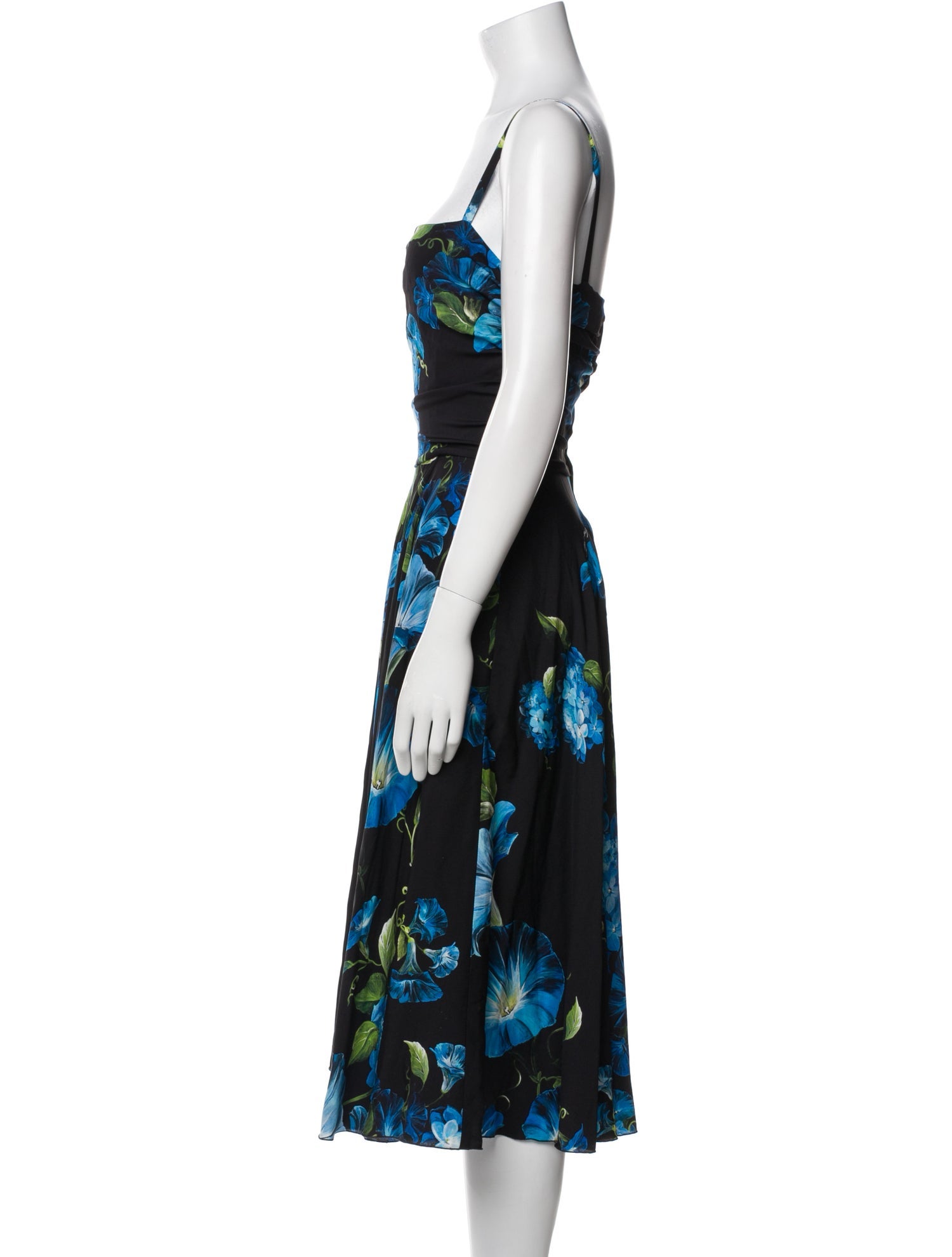 Dolce & Gabbana Silk Midi Length Dress