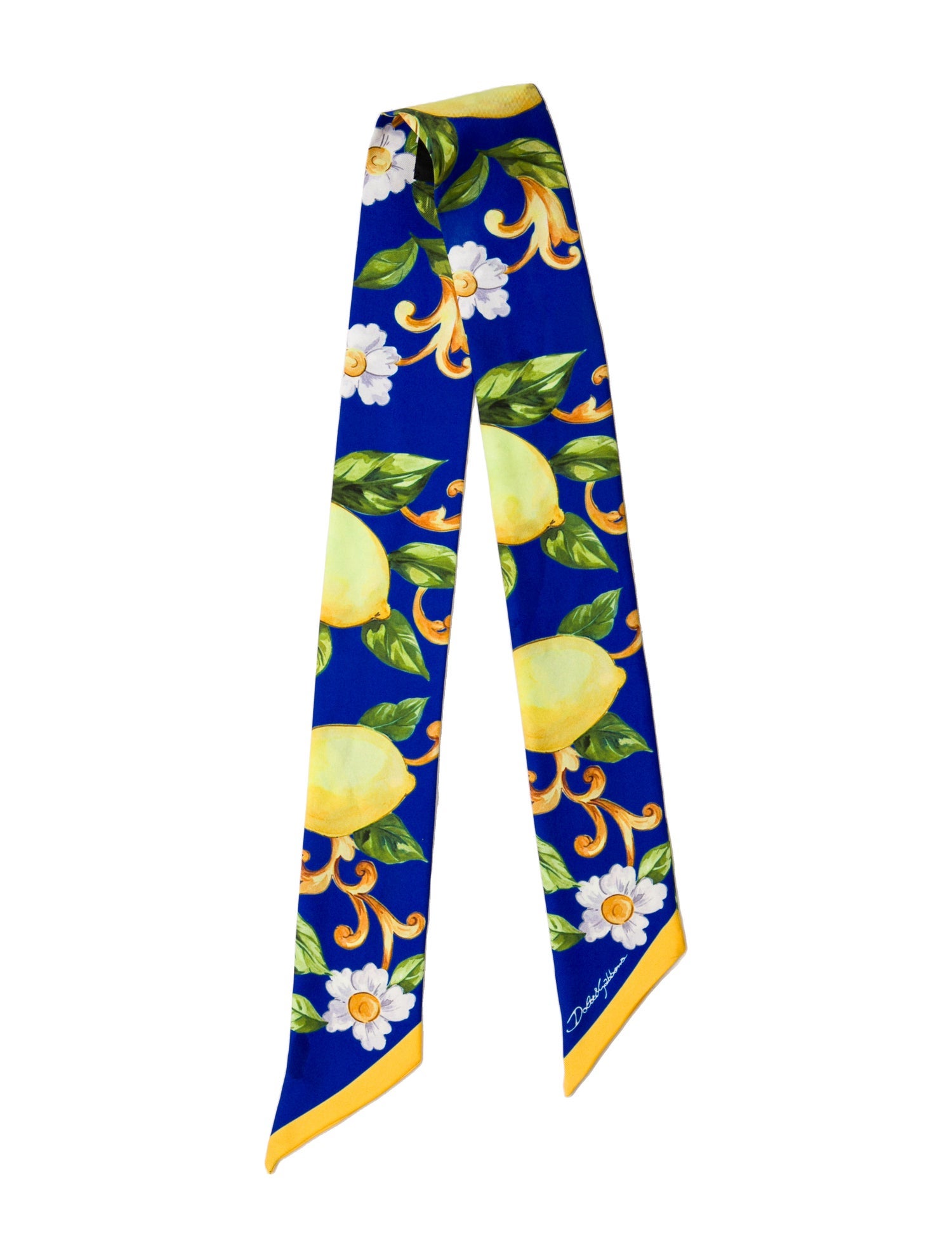 Dolce & Gabbana Silk Printed Scarf w/ Tags