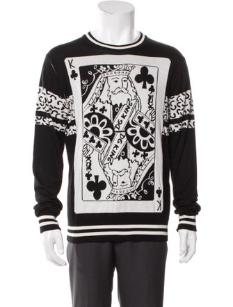 Dolce & Gabbana Silk Printed Pullover