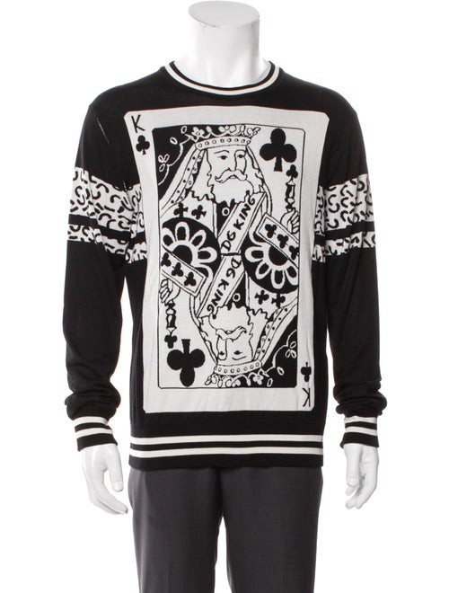 Dolce & Gabbana Silk Printed Pullover