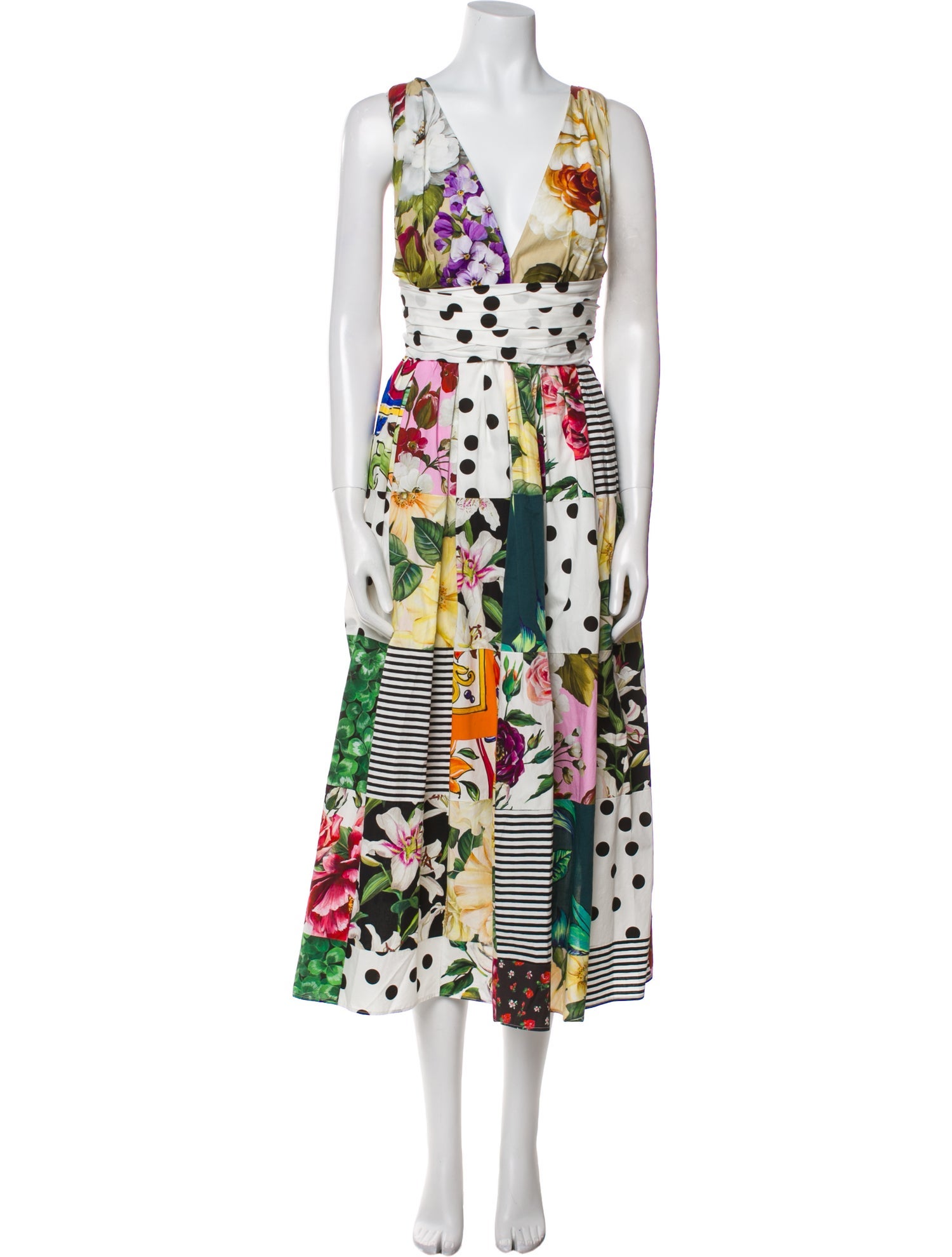 Dolce & Gabbana Printed Long Dress