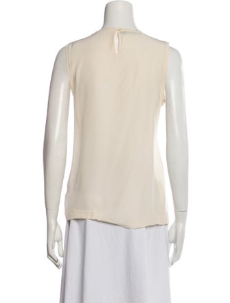 Dolce & Gabbana Silk Graphic Print Top