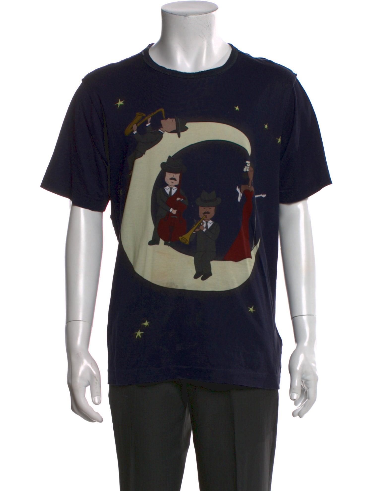 Dolce & Gabbana Graphic Print Crew Neck T-Shirt
