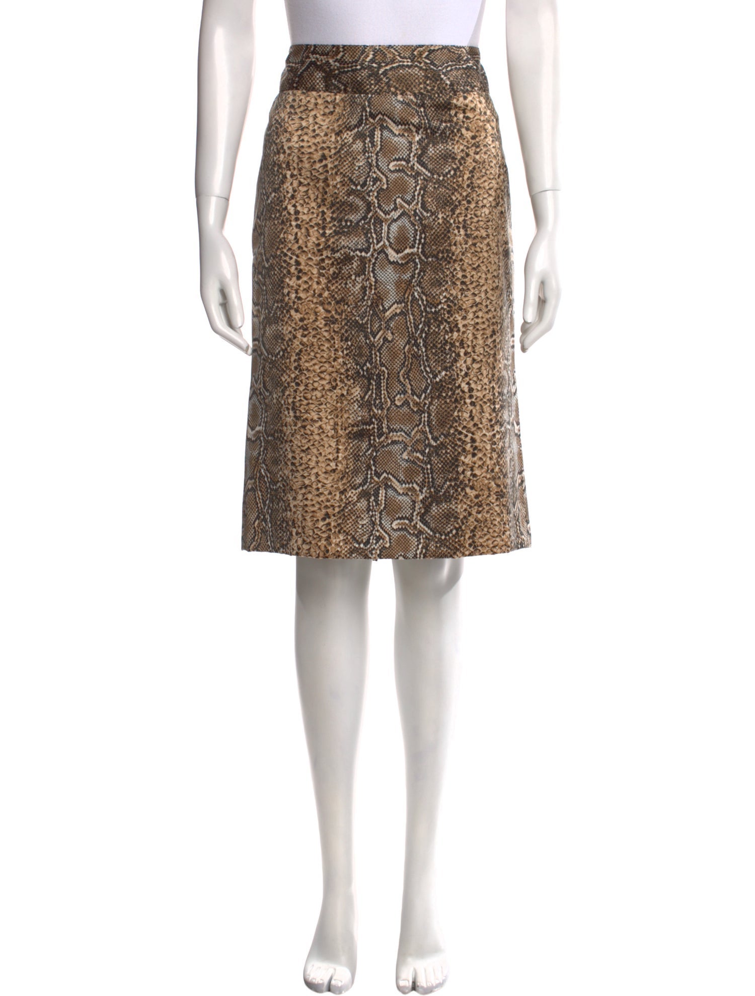 Dolce & Gabbana Animal Print Knee-Length Skirt