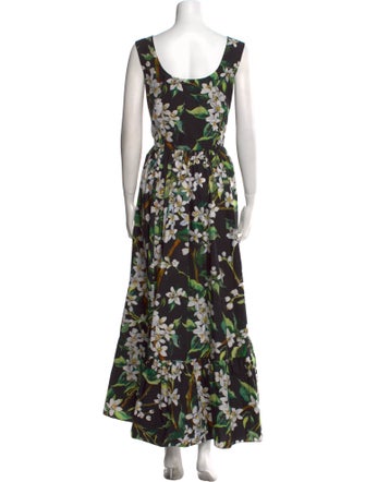 Dolce & Gabbana Floral Print Long Dress