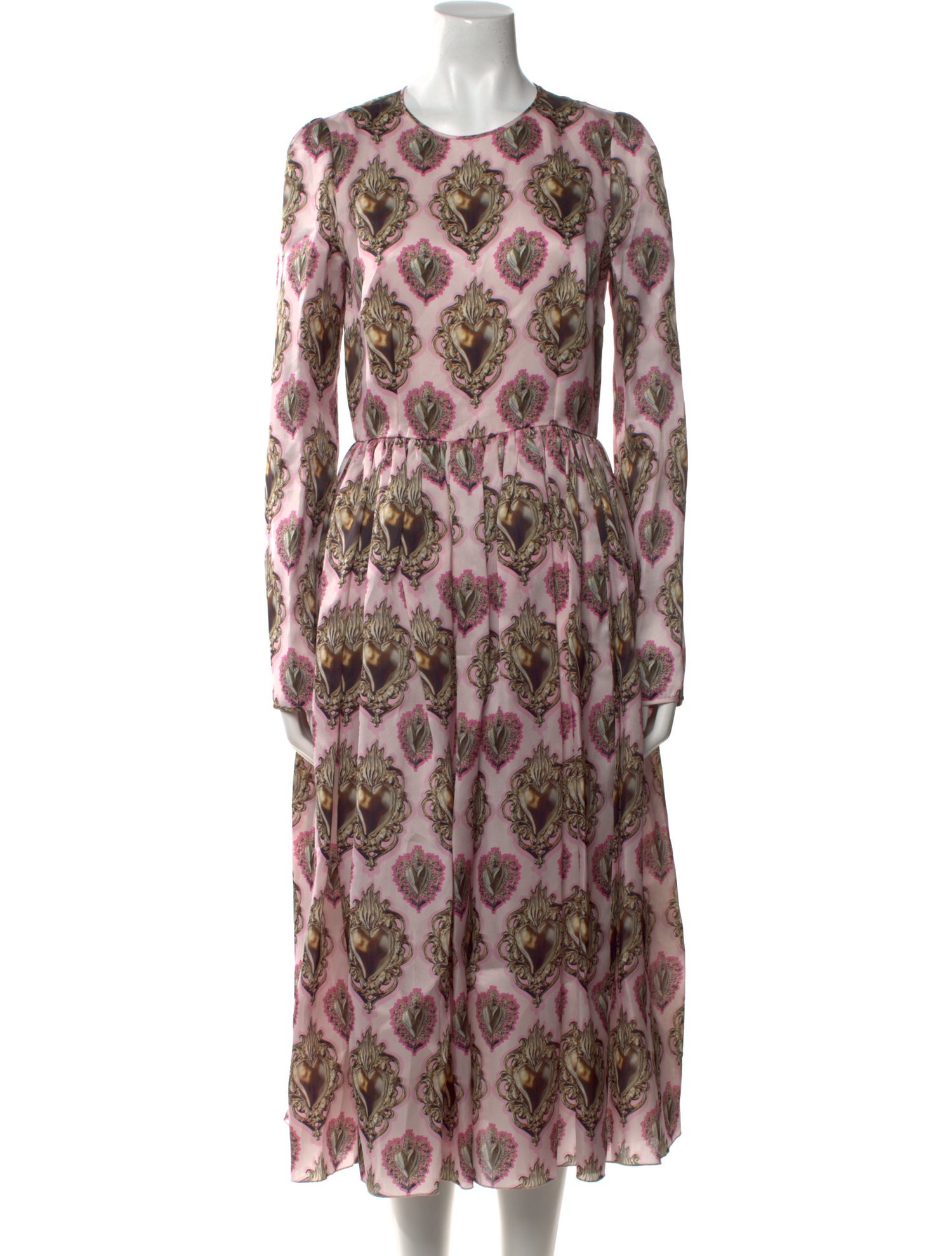 Dolce & Gabbana Paisley Print Long Dress