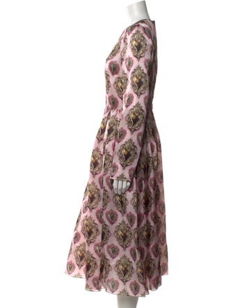 Dolce & Gabbana Paisley Print Long Dress