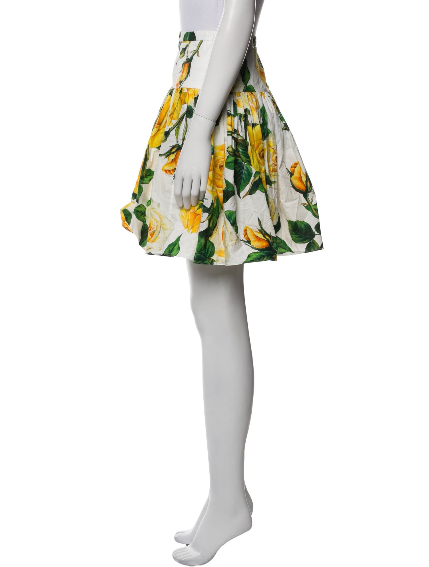 Dolce & Gabbana Floral Print Knee-Length Skirt