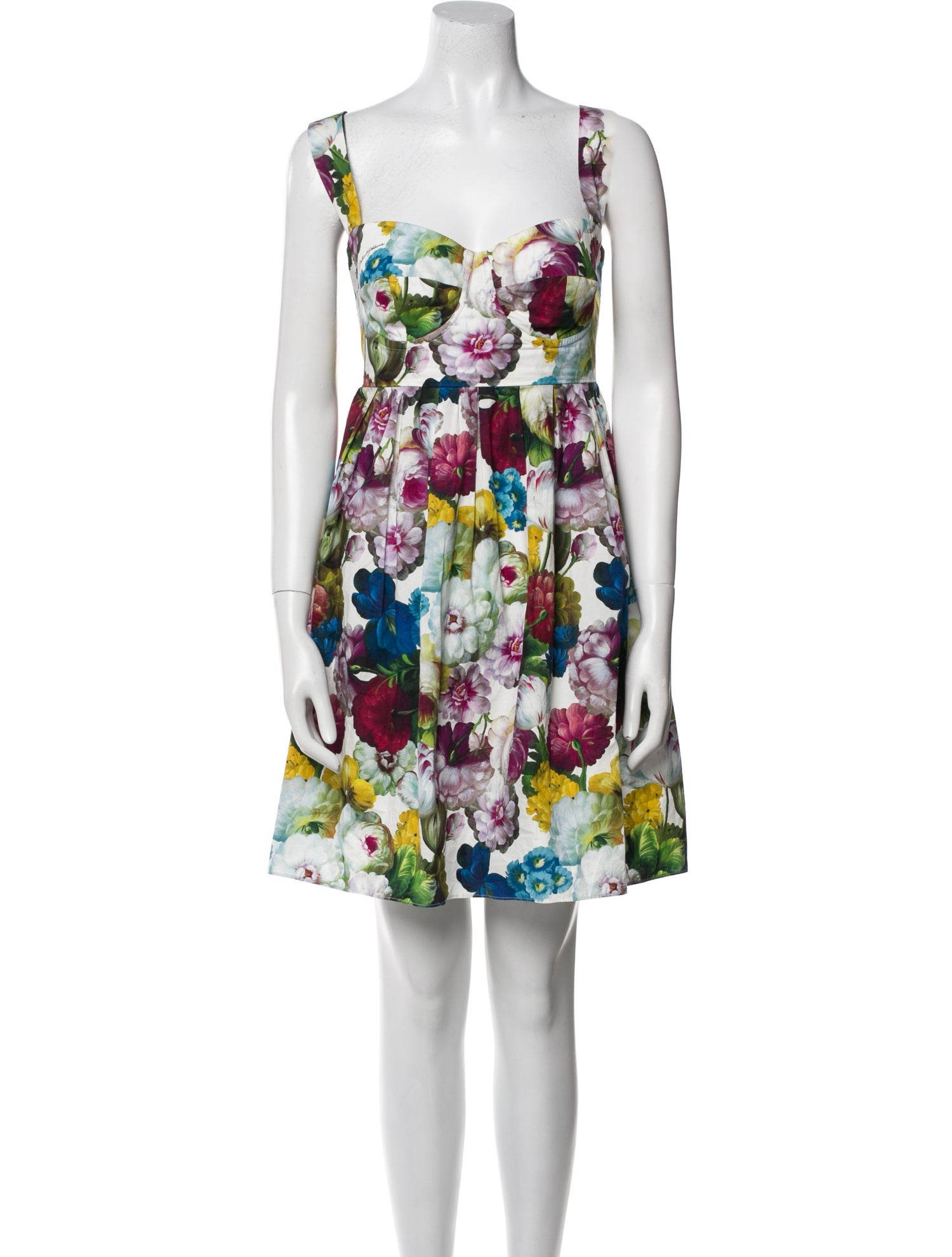 Dolce & Gabbana Floral Print Mini Dress