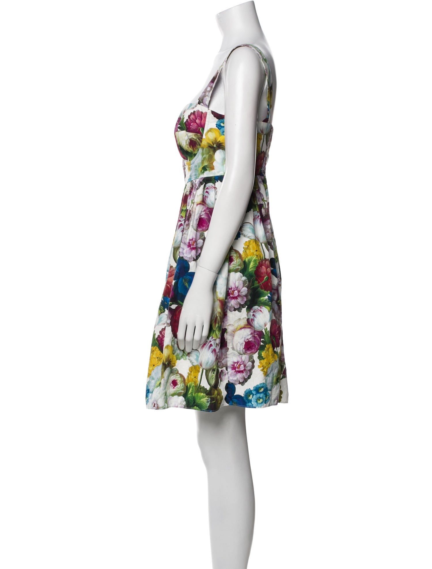 Dolce & Gabbana Floral Print Mini Dress