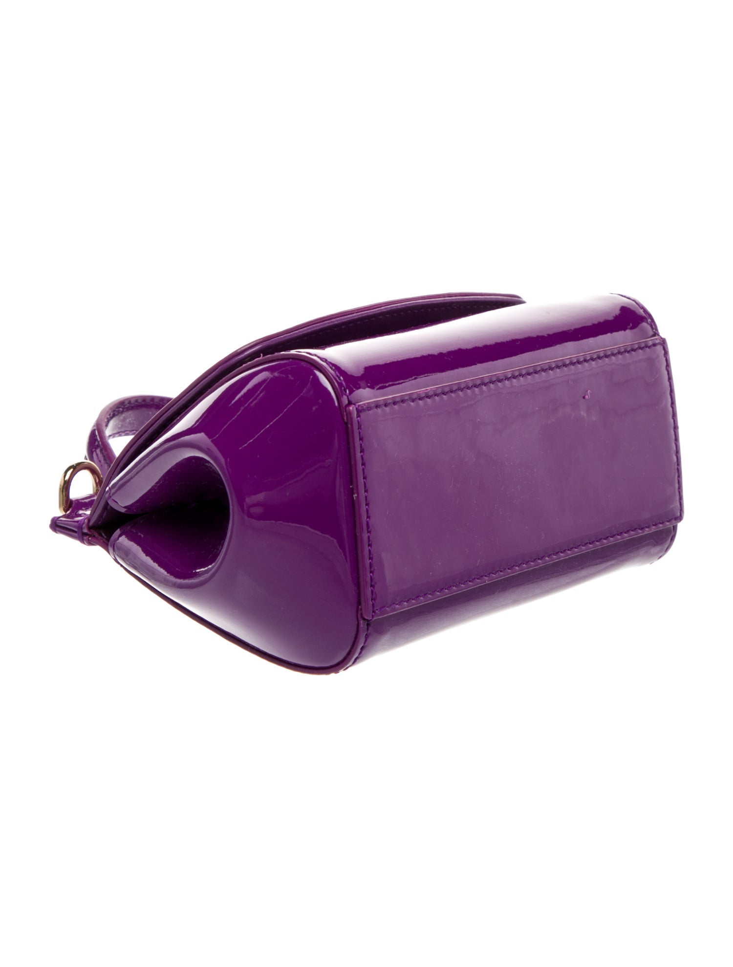 Dolce & Gabbana Patent Leather Crossbody Bag Mini