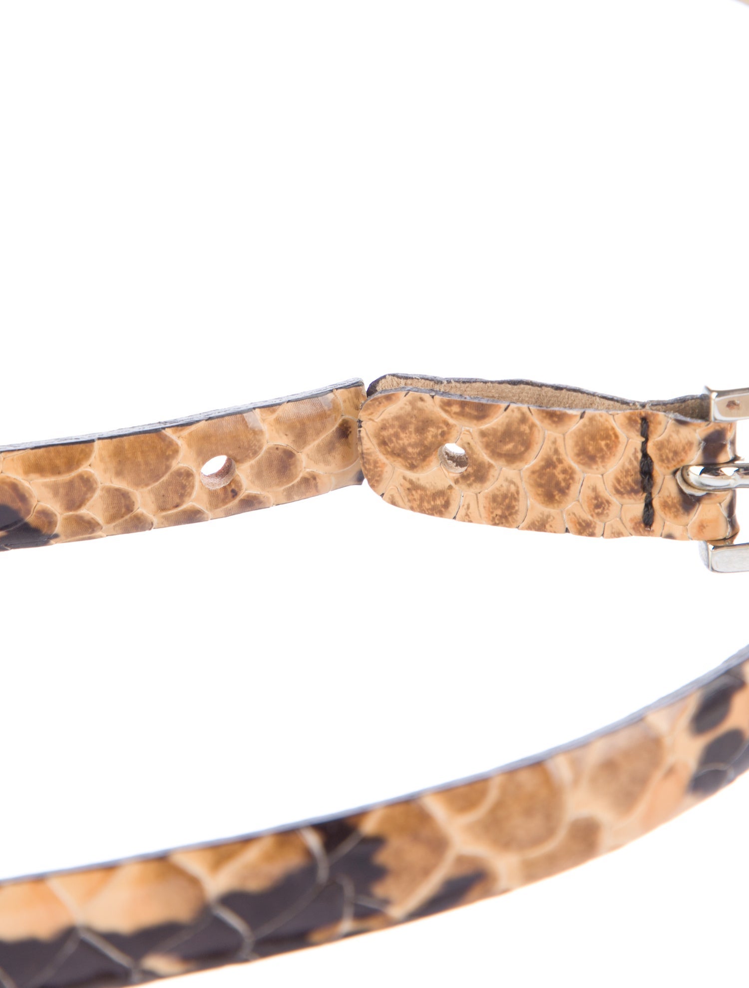 Dolce & Gabbana Skinny Leather Belt