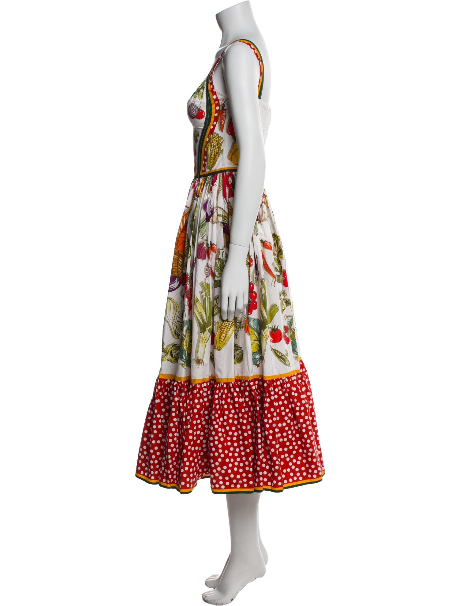 Dolce & Gabbana Floral Print Long Dress