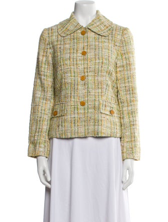 Dolce & Gabbana Tweed Tweed Pattern Blazer