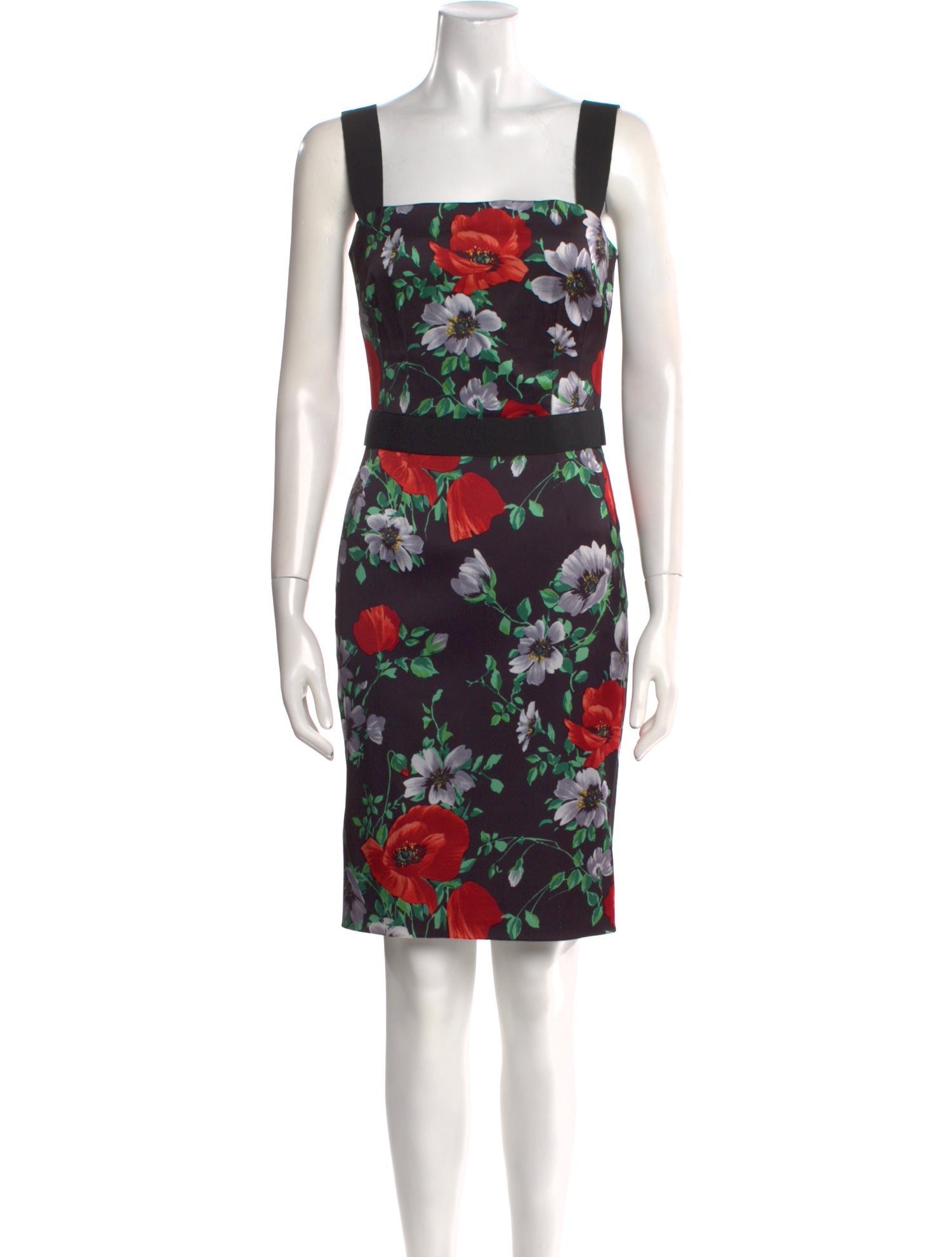 Dolce & Gabbana Silk Knee-Length Dress
